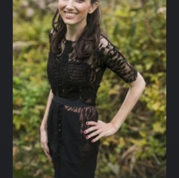 NWT Bryon Lars Anthropologie Carissima Sheath Dress Size 2 P Petite - Picture 10 of 11